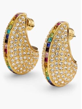 Kurt Geiger  Crystal Pavé Dome Drop Earrings NWT